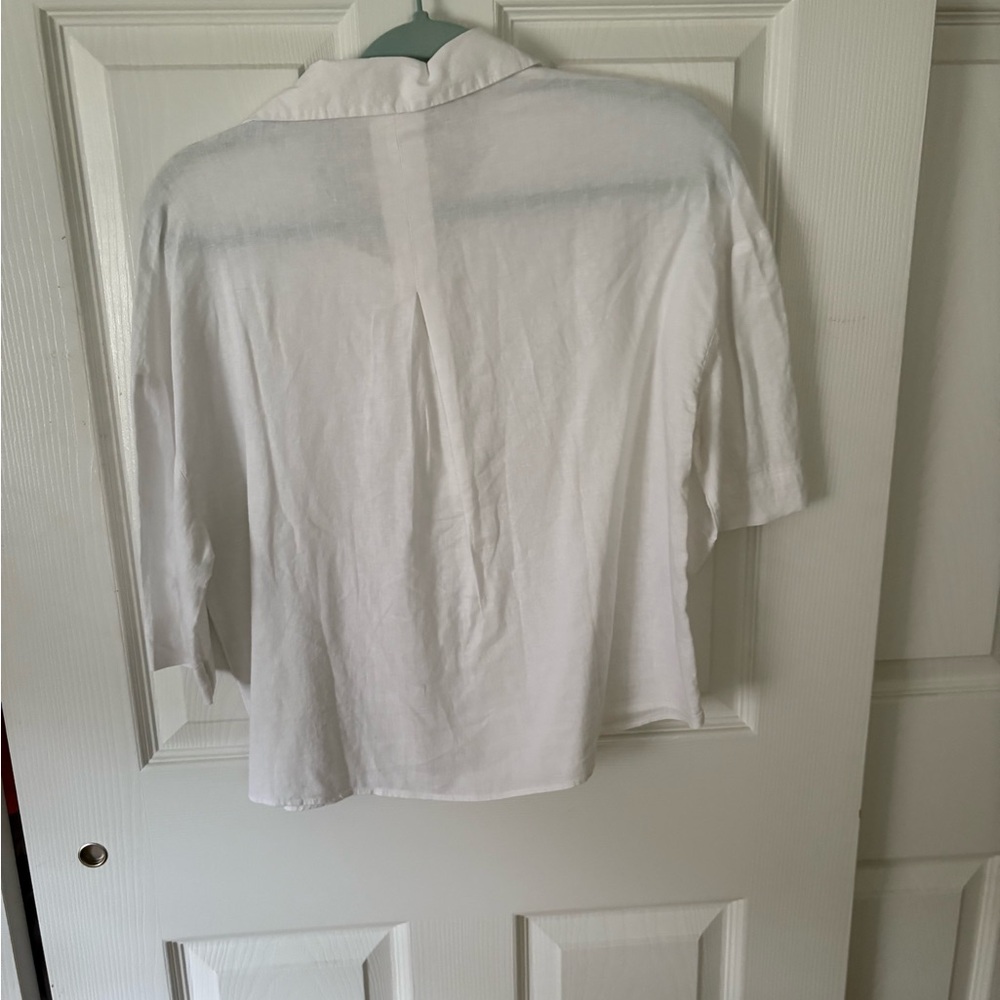 H&M Classic White Blouse